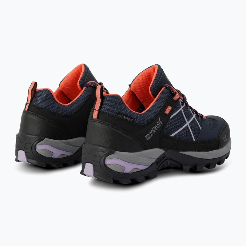 Dámske trekové topánky REGATTA Samaris III Low navy/lilac 9