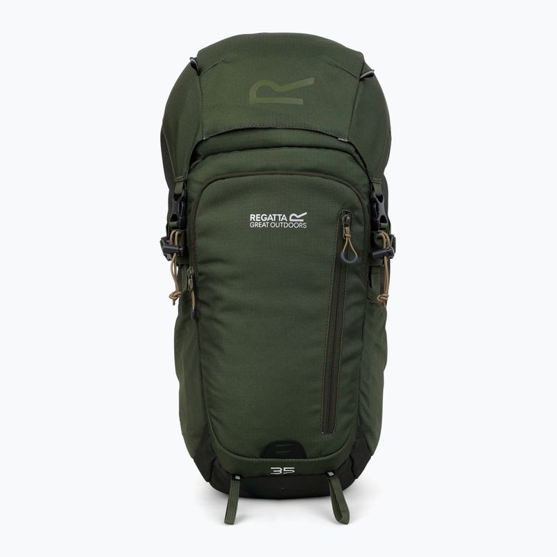 Trekingový batoh REGATTA Highton V2 35 l dark khaki/four leaf clover