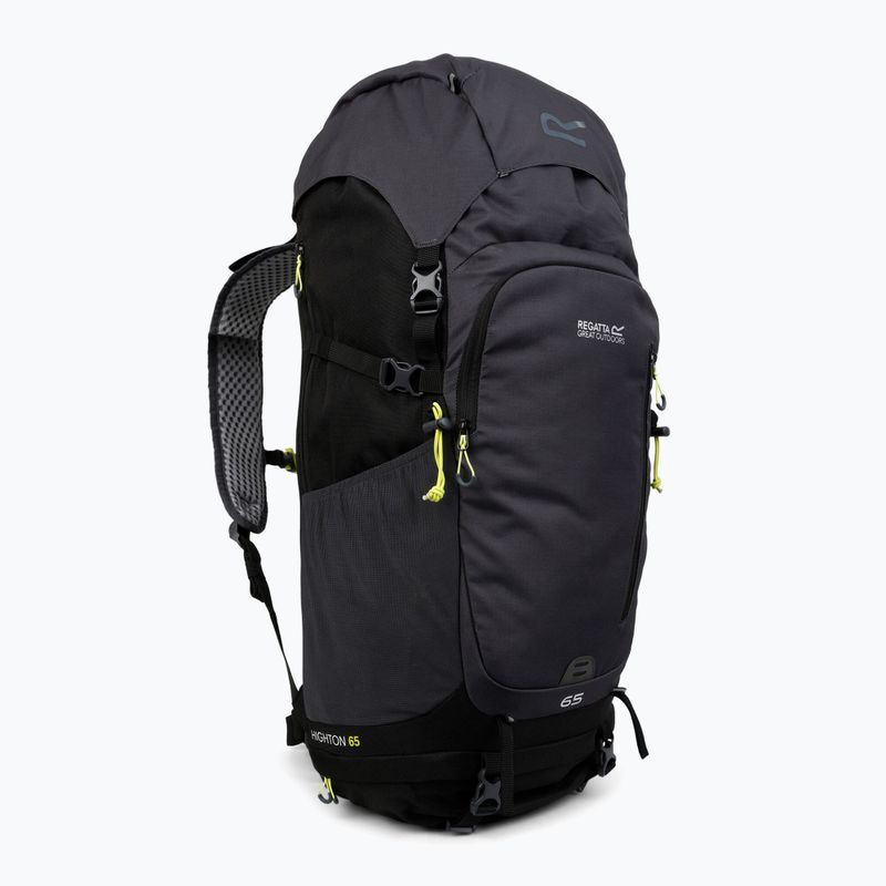Trekingový batoh REGATTA Highton V2 65 l black/seal grey 2