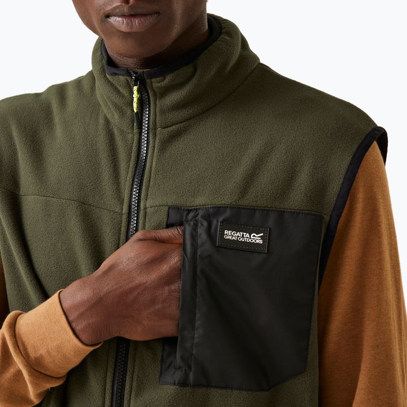 Pánska vesta REGATTA Frankie B/W dark khaki 4