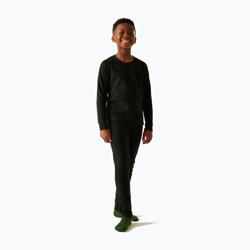 Detská termoakčná mikina REGATTA Thermal Baselayer black 4