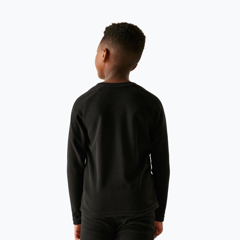 Detská termoakčná mikina REGATTA Thermal Baselayer black 5