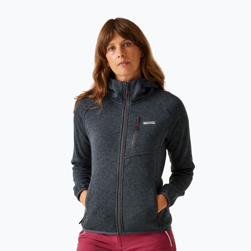 Dámska fleecová mikina REGATTA Newhill II seal grey/pop