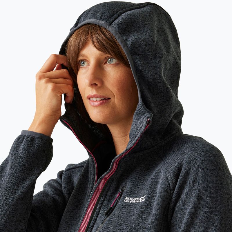 Dámska fleecová mikina REGATTA Newhill II seal grey/pop 4