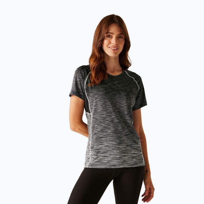 Dámske tričko REGATTA Laxley II black ombre