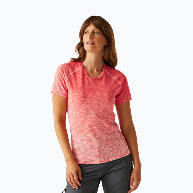 Dámske tričko REGATTA Laxley II peach bloom ombre