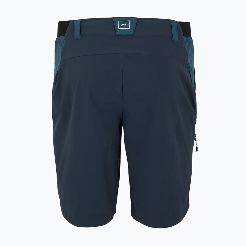 Pánske trekingové šortky REGATTA Eldes moonlight denim/navy 6