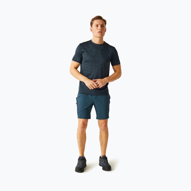 Pánske trekingové šortky REGATTA Leesville III moonlight denim 2