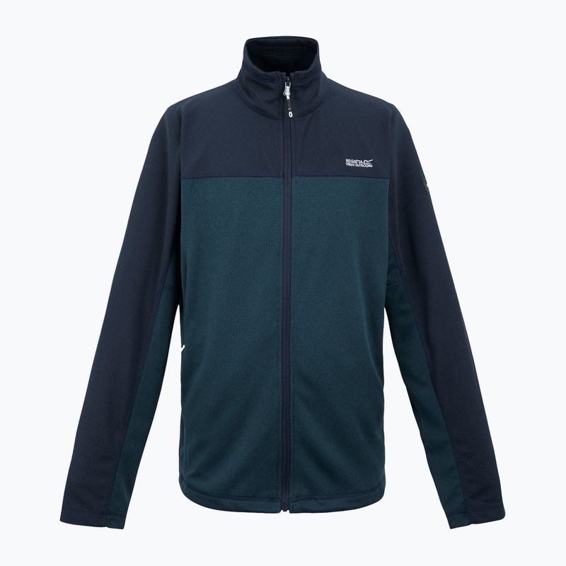 Pánska mikina REGATT Highton Full Zip Midlayer moonlight denim/navy 7