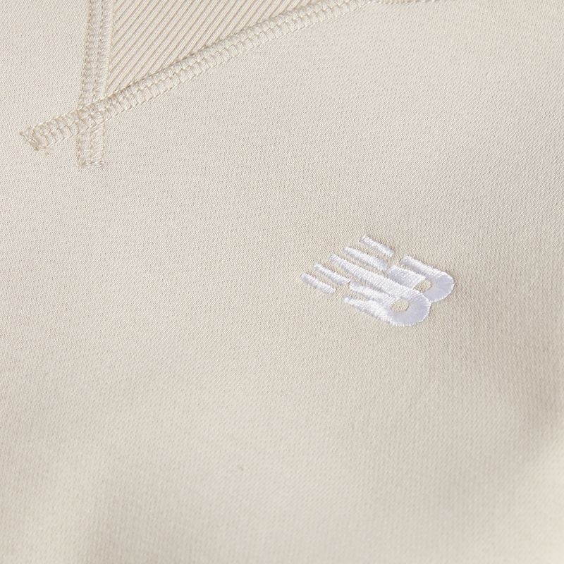 Detská mikina New Balance Brush Back Small Logo Crew timberwolf 8