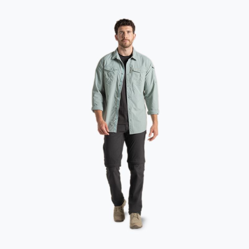 Pánska košeľa Craghoppers NosiLife Adventure Long Sleeved Shirt III lichen green 2