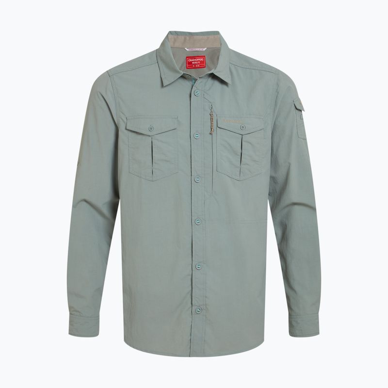 Pánska košeľa Craghoppers NosiLife Adventure Long Sleeved Shirt III lichen green 10