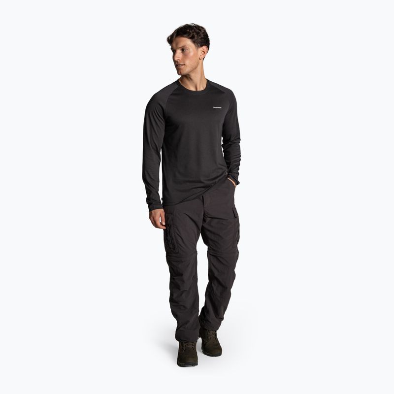 Pánske trekingové tričko longsleeve Craghoppers NosiLife Nour Long Sleeve dark iron 2