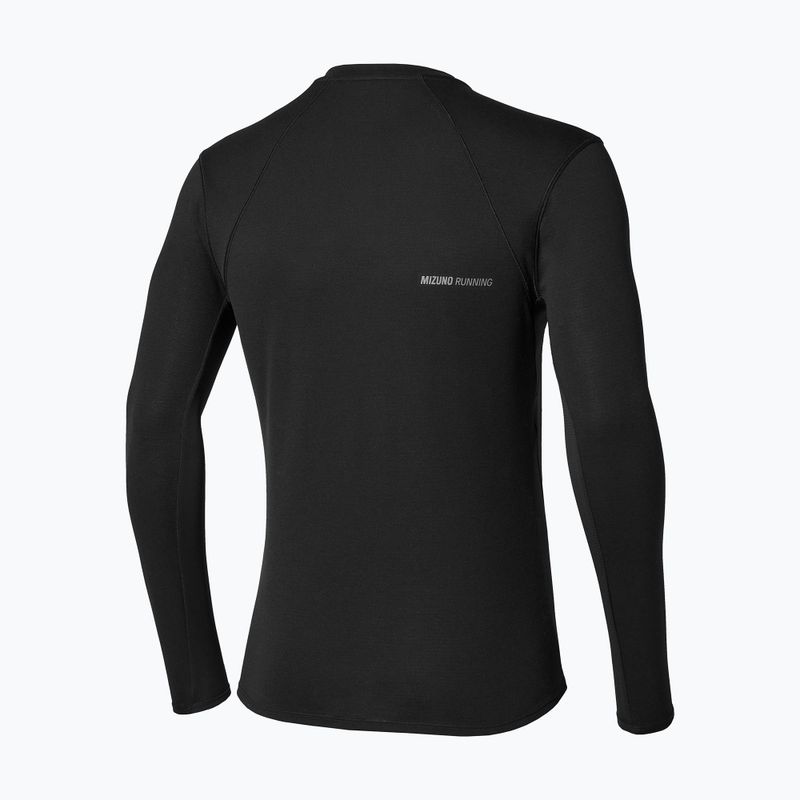 Pánske bežecké tričko longsleeve Mizuno Tech Thermal Charge Breath Thermo Long Sleeve Tee black 2