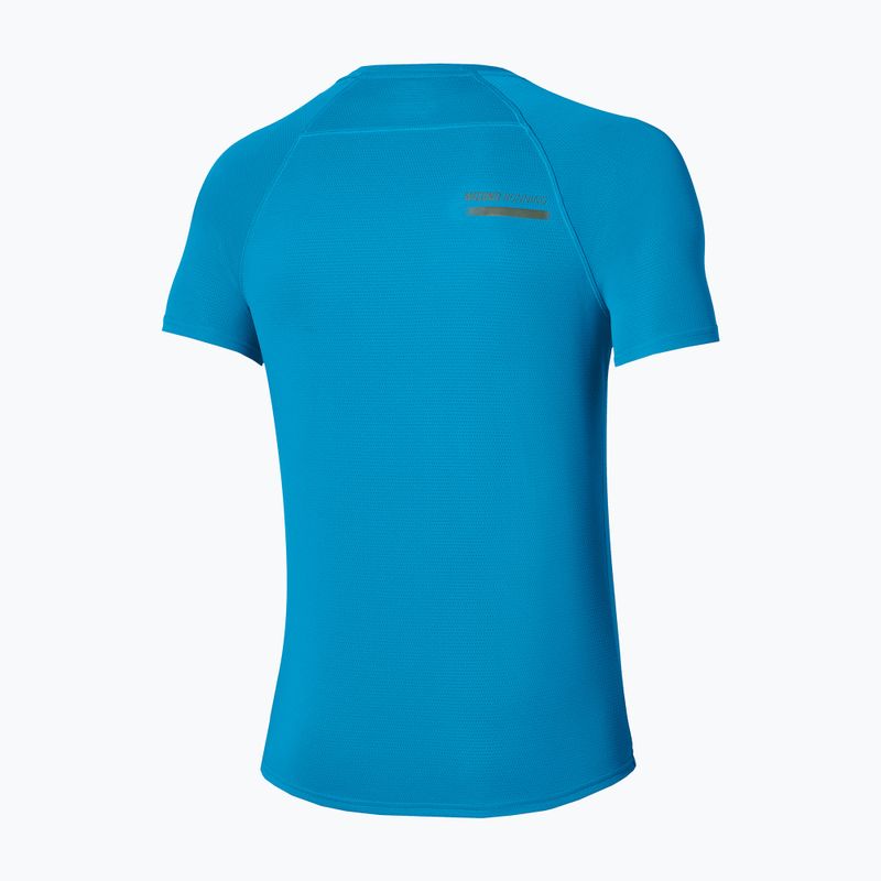 Pánske bežecké tričko Mizuno Active Dryaeroflow blue jewel 2