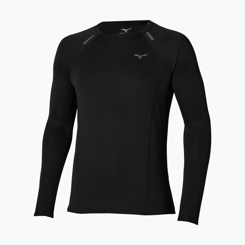 Pánske bežecké tričko longsleeve Mizuno Active Dryaeroflow black