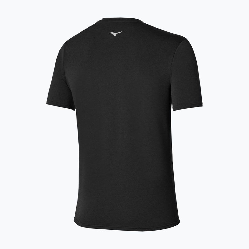 Pánske bežecké tričko Mizuno Core Runbird Short Sleeve Tee black 2