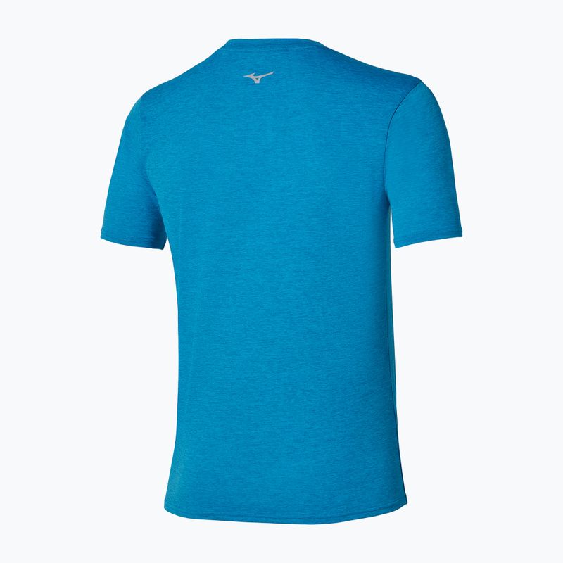 Pánske bežecké tričko Mizuno Core Runbird Short Sleeve Tee blue jewel 2