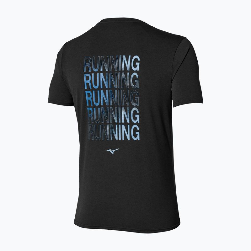 Pánske bežecké tričko Mizuno Core Run Short Sleeve Tee black 2