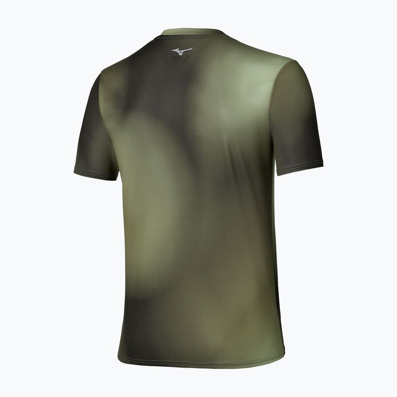 Pánske bežecké tričko Mizuno Core Graphic Short Sleeve forest night 2