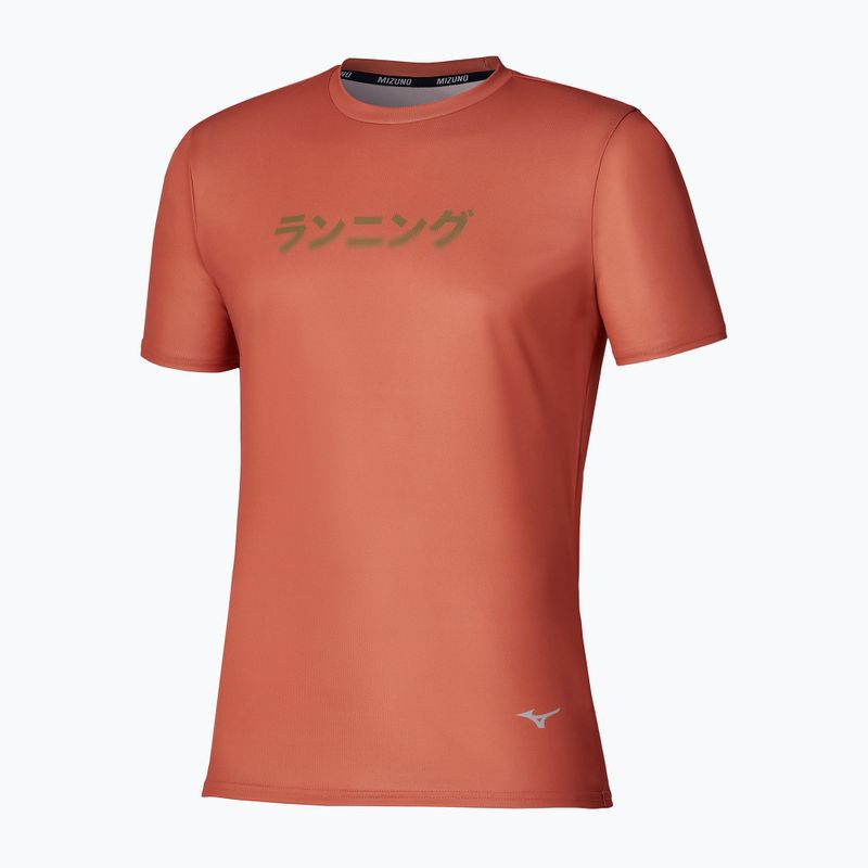 Pánske bežecké tričko Mizuno Core Graphic Short Sleeve ginger
