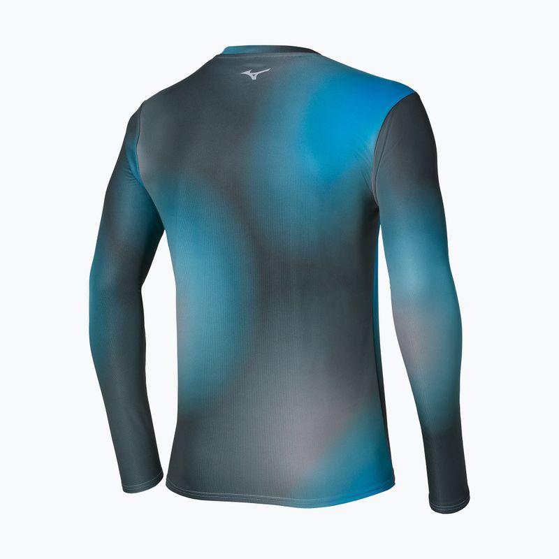 Pánske bežecké tričko longsleeve Mizuno Core Graphic Long Sleeve Tee dark slate 2