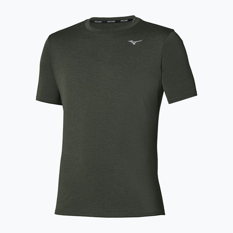 Pánske bežecké tričko Mizuno Core Impulse Short Sleeve Tee forest night
