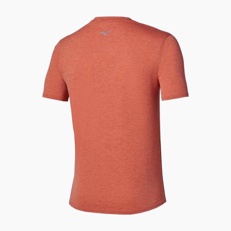 Pánske bežecké tričko Mizuno Core Impulse Short Sleeve Tee ginger 2