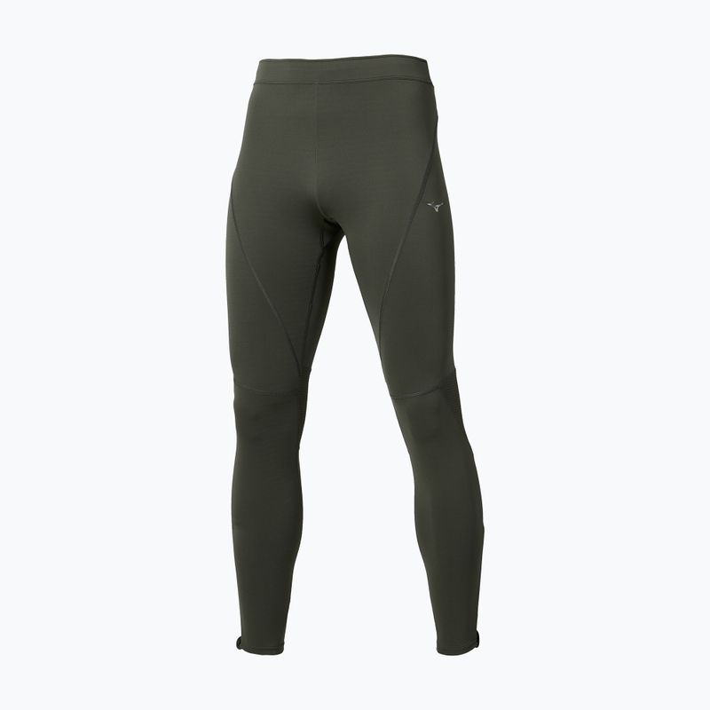Pánske bežecké legíny Mizuno Active Warmalite Long Tight forest night