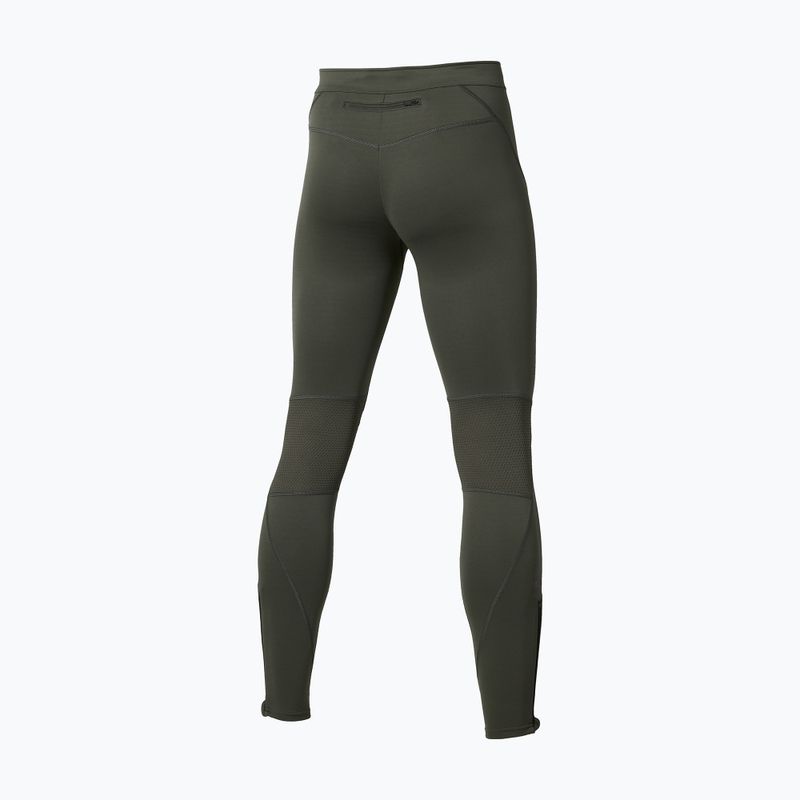 Pánske bežecké legíny Mizuno Active Warmalite Long Tight forest night 2