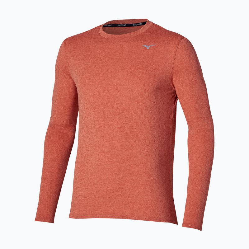 Pánske bežecké tričko longsleeve Mizuno Core Impulse Long Sleeve Tee ginger