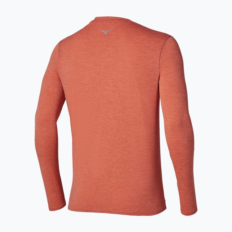 Pánske bežecké tričko longsleeve Mizuno Core Impulse Long Sleeve Tee ginger 2