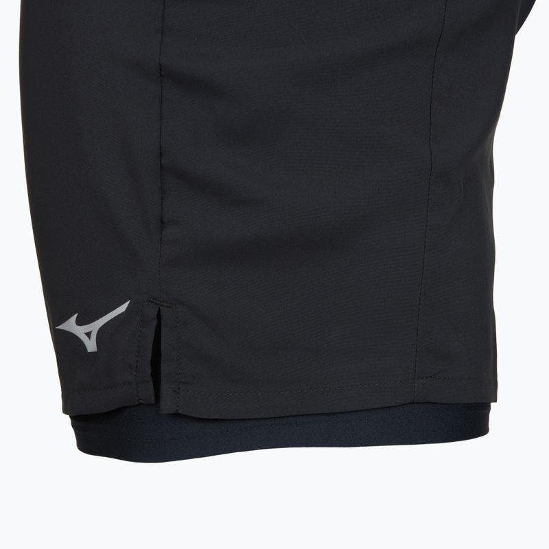 Pánske bežecké šortky Mizuno Multi Pocket 2In1 black 3