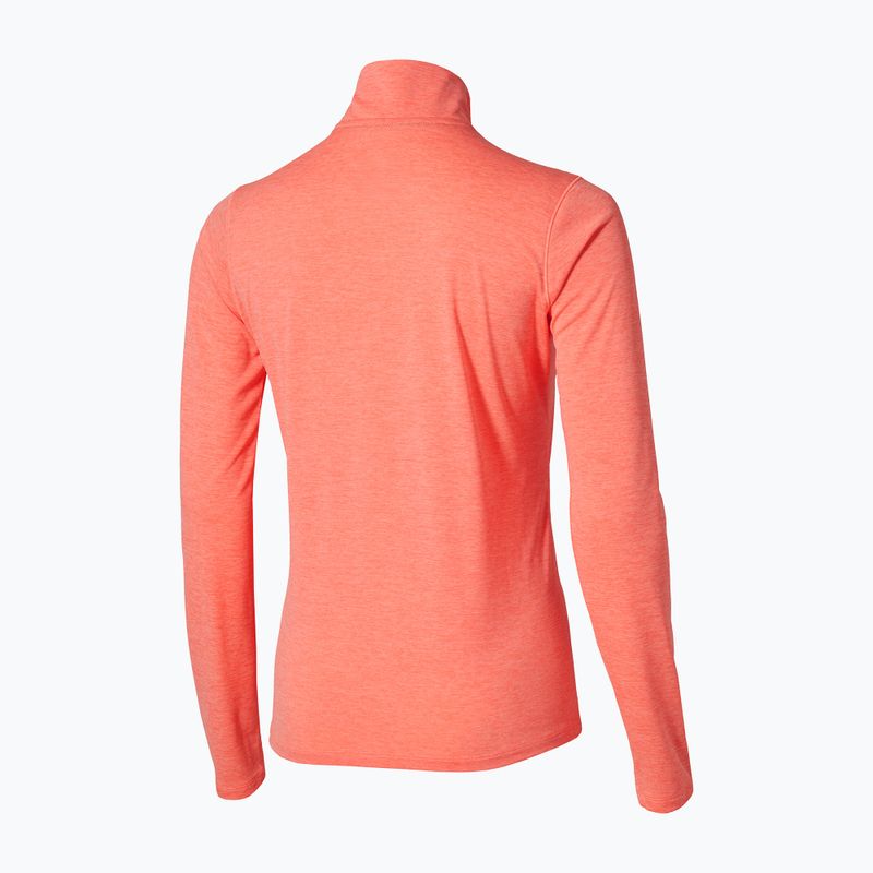 Dámska bežecká mikina Mizuno Core Impulse Half Zip Long Sleeve Tee desert flower 2