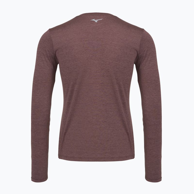 Pánske bežecké tričko longsleeve Mizuno Core Impulse Long Sleeve Tee pepper corn 2