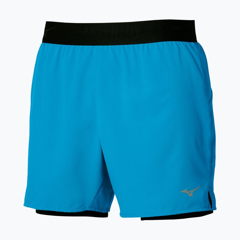 Pánske bežecké šortky Mizuno Core 5.5 Inches 2In1 blue jewel
