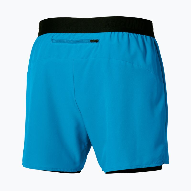 Pánske bežecké šortky Mizuno Core 5.5 Inches 2In1 blue jewel 2