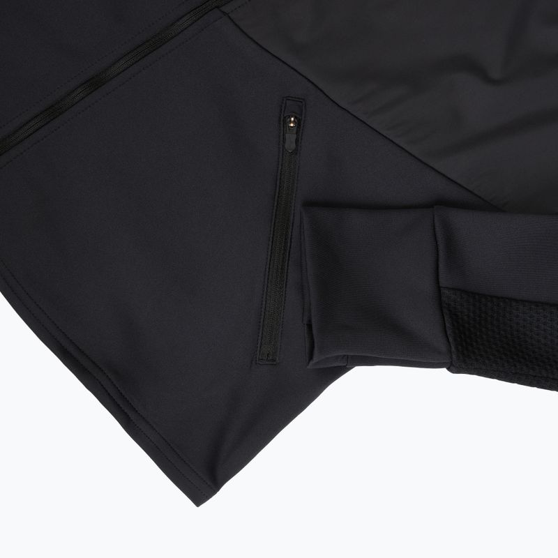 Pánska bežecká bunda Mizuno Active Warmalite Hybrid Full Zip Hooded Long Sleeve Top black 4
