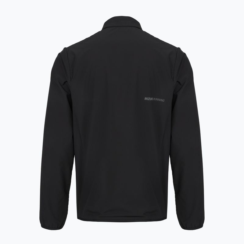 Pánska bežecká bunda Mizuno Tech Techfill Breath Thermo Jacket black 2