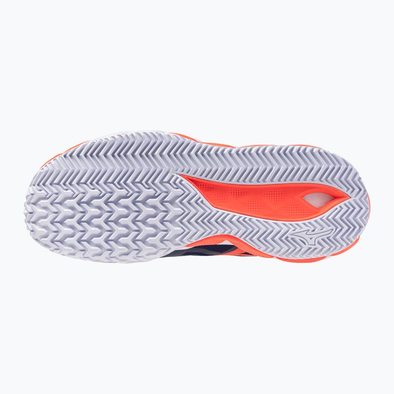 Pánske tenisové topánky Mizuno Wave Enforce Tour 2 CC beacon blue/white/lava orange 11
