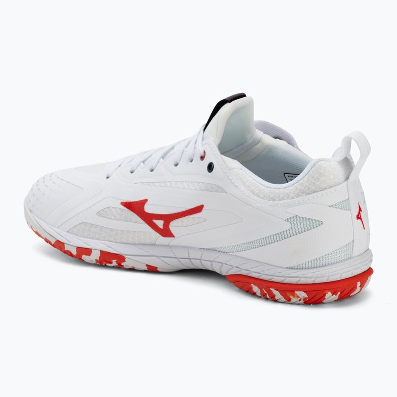 Pánske tenisové topánky Mizuno Wave Drive Neo 4 white/insignia blue/orange 3