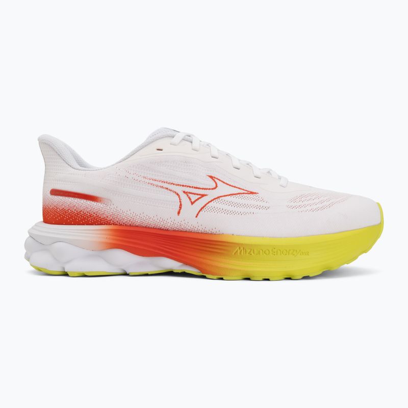 Pánske bežecké topánky Mizuno Wave Skyrise 7 white/orange/evening primrose 2