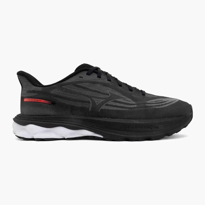 Pánske bežecké topánky Mizuno Wave Skyrise 7 black/iron gate/tomato puree 2