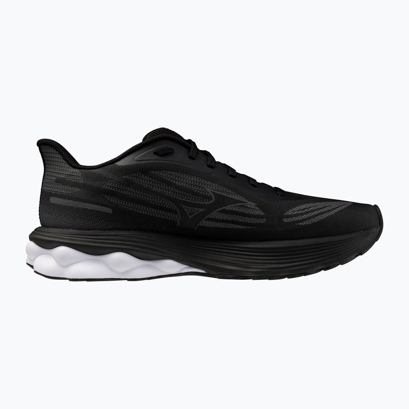 Pánske bežecké topánky Mizuno Wave Skyrise 7 black/iron gate/tomato puree 2