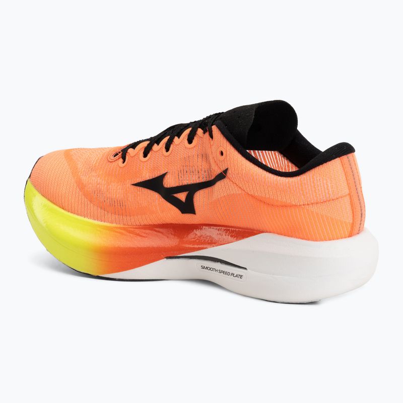 Bežecké topánky Mizuno Hyperwarp Pure lava orange/black/lightning yellow 3