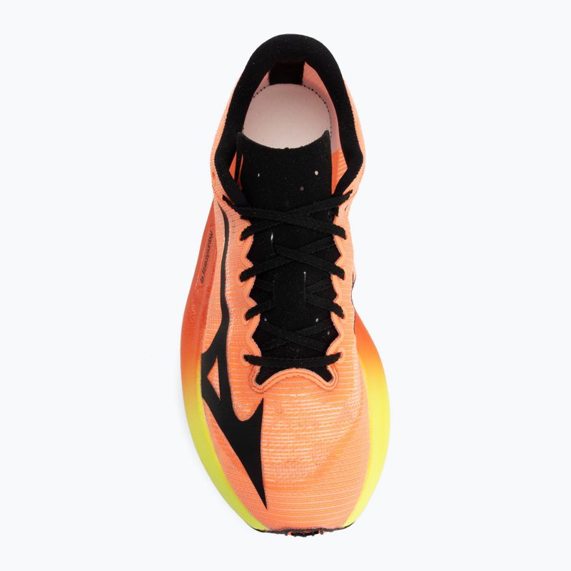 Bežecké topánky Mizuno Hyperwarp Pure lava orange/black/lightning yellow 5