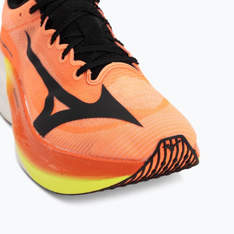 Bežecké topánky Mizuno Hyperwarp Elite lava orange/black/lightning yellow 7