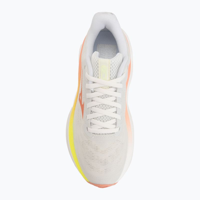Dámske bežecké topánky Mizuno Wave Sky 9 gf white/desert flower/lime pulp 5