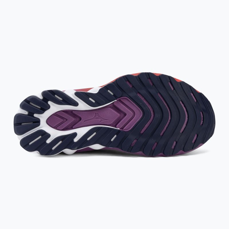 Dámske bežecké topánky Mizuno Wave Skyrise 7 rhodonite/white/tomato puree 4