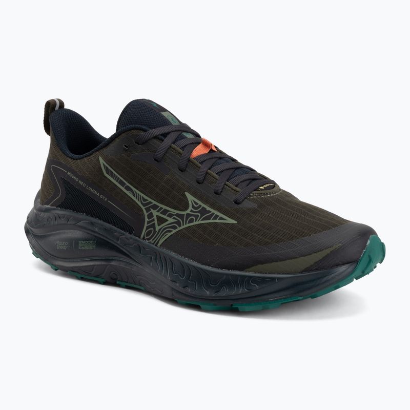 Pánske bežecké topánky Mizuno Neo Lumina Gtx forest night/sea spray/vulcan